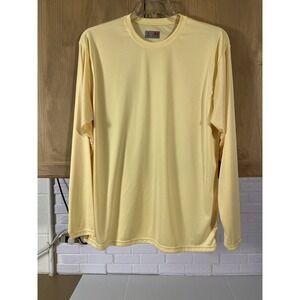 A4.com LS Men's‎ Activewear Shirt Lg Yellow